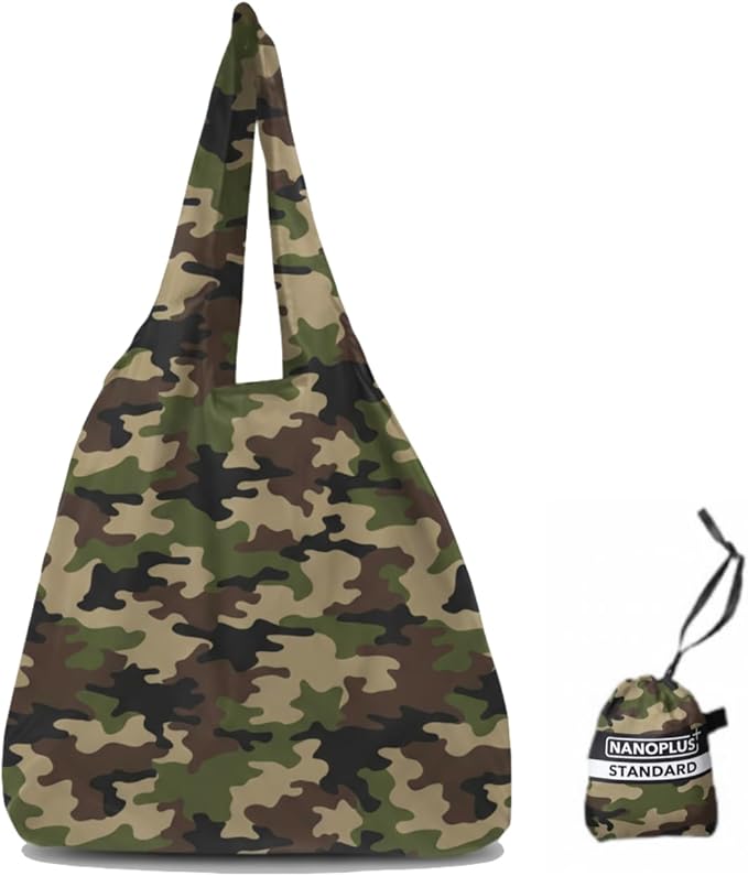 Compact Reusable Grocery Tote Bag – Lightweight, Foldable & Packable Shopping Bag for Travel