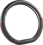 GIANT PANDA D Shape Steering Wheel Cover for Nissan Rogue Kicks - Auto Car Steering Wheel Cover Customized for Nissan Altima 