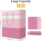 StorageRight Large Collapsible Laundry Basket Hamper with Easy Carry Handles，Freestanding Clothes Hampers for Laundry, Bedroo