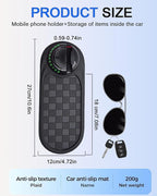 Multifunction Car Anti-Slip Mat, 3-in-1 Multifunctional Car Dashboard Mobile Phone Holder - Car Anti Slip Mat Phone Holder & 