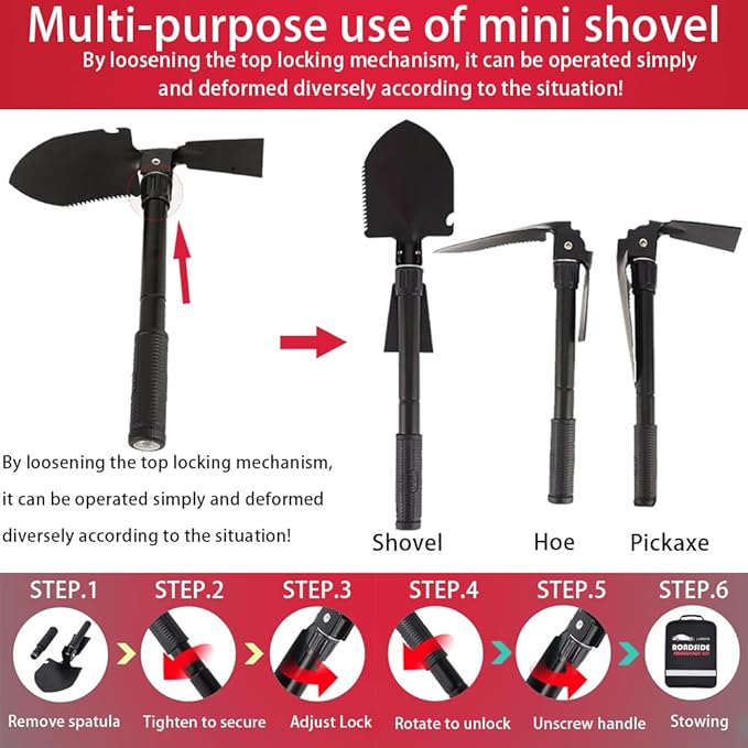 Car Roadside Emergency Kit, with Jumper Cables Automotive Kit,Car Safety Roadside Assistance Kit Headlamp,Tow Straps, Safety 