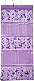 16 Pockets Over Door Hanging Storage Organizer with 4 Kinds Pouches for Shoes,Sock,Hat,Underwear,Handbag,Cosmetics,Toiletry,B