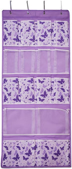 16 Pockets Over Door Hanging Storage Organizer with 4 Kinds Pouches for Shoes,Sock,Hat,Underwear,Handbag,Cosmetics,Toiletry,B