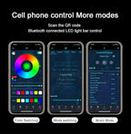 Car Door Ambient Lights, 2pcs LED Interior Atmosphere Light Strip Kit Universal Fit for Most Cars, APP Control RGB Color Changing, Easy Installation