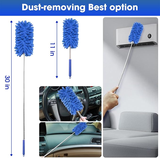 Viewsun Car Cleaning Kit, Car Interior Detailing Kit with High Power Handheld Vacuum Cordless Rechargeable, Detailing Brush S