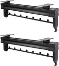 Pull Out Clothes Rail Extendable Pull Out Closet Rod - Wardrobe Pull-Out Trousers Rack, Extendable Wardrobe Rail in Steel, Ad
