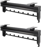 Pull Out Clothes Rail Extendable Pull Out Closet Rod - Wardrobe Pull-Out Trousers Rack, Extendable Wardrobe Rail in Steel, Ad
