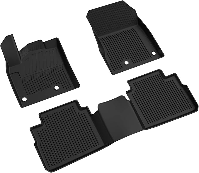 KIWI MASTER Floor Mats for 2021-2026 Nissan Rogue (Not Sport), OEM Replacement T99E4-6RR0B, Custom Fit All Weather Car Mats, Heavy Duty TPE Floor Liners, Front & Rear 2 Row, Black