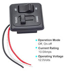 RV 12V DC Toggle Switch with High Side Dimmer Control for LED, Halogen, Incandescent - RV, Auto, Truck, Marine, and Strip Lighting