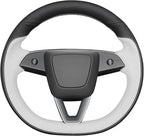 MEWANT Tesla Model 3 Highland/Model Y DIY Stitching Steering Wheel Cover Wrap for Tesla Model 3 Highland 2023-2025/Model Y 2025 Highland for Tesla Model 3/Model Y Accessories