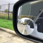 Ampper 2" Round Blind Spot Mirrors, Adjustabe HD Glass Convex Wide Angle Rear View Car SUV Universal Fit Stick-On Lens, Pack of 4