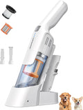 Aspiron Cordless Handheld Vacuum, 24KPA Powerful Car Vacuum, 2-Speed, 2 Charging Methods, Wireless Charger, Ergonomic Handle,