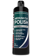 Carfidant Medium Cut Polish – Car Scratch Remover & Swirl Remover – Polishing Compound Restores Gloss & Clarity – One-Step Paint Correction Polish for Hand or DA Polisher – 16 oz