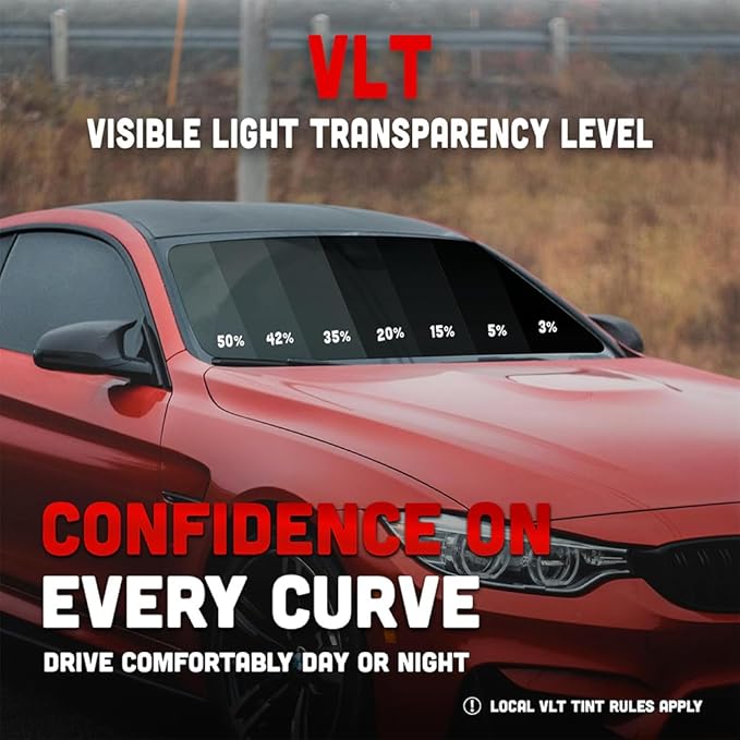 United Window Film - 2PLY Premium Carbon Window Film High Performance Car Window Tint Roll (42%, 40" (40 Inch x 100 Feet))