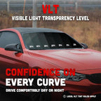 United Window Tint 36" in x 100'Ft 2Ply Nano Carbon Film with 20% VLT - Privacy Window Tint for Cars, Home -Blocks UV/IR Rays, Reduce Heat & Glare - Adhesive Film with Lifetime Color Stability