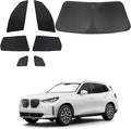 TINGLU Window Shades for BMW X3 2025 2026 Accessories Car Side Full Windows Rear Triangular Windshield Sun Shade Sun UV Rays & Privacy Protection for Camping 7PCS