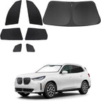 TINGLU Window Shades for BMW X3 2025 2026 Accessories Car Side Full Windows Rear Triangular Windshield Sun Shade Sun UV Rays & Privacy Protection for Camping 7PCS