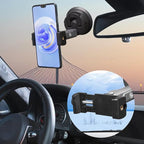 Suptig Suction Cup Mount, Car Camera Mount for Phone, Gopro, Canon, Nikon, Sony, Digital Cam, DJI Action 5 Pro, Insta360 X5/X4/X3, Insta360 Ace Pro, Suction Cup Camera Mount