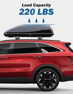 JOYTUTUS 220lbs Roof Rack Cross Bars Compatible with Kia Sorento/Sorento Hybrid 2021-2025 (NOT Fit X-Line/X-Pro), Heavy Duty Aluminum Roof Rails Crossbars Rooftop Cargo Carrier Luggage