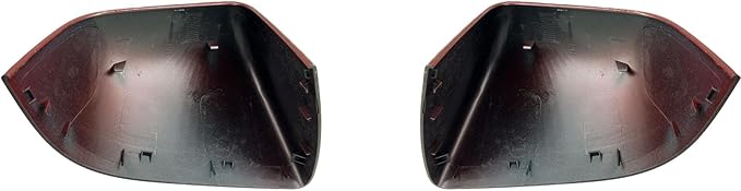 Compatible with Tesla Model Y Side Mirror Cover Replacement 2021 2022 2023 2024, Left & Right Side Rearview Mirror Cover Cap for Model Y Accessories(red)