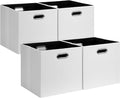 Posprica 11x11 Storage Cubes, Collapsible Storage Bins with Dual Handles, Fabric Foldable Storage Boxes Basket for Closet She