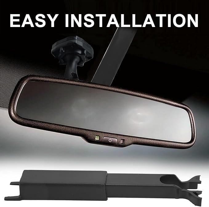 KIMISS Rearview Mirror Wire Cover, for 1999‑2007 ABS Windshield Mirror Wire Cover Impact Mirror Wiring Cover