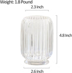 Crystal Makeup Brush holder Organizer, Vintage Make Up Brush Cup Pen Pencil Holder striped vase, Comb Brushes Pen Pencil Stor