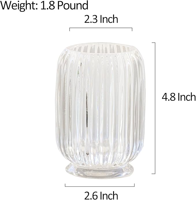 Crystal Makeup Brush holder Organizer, Vintage Make Up Brush Cup Pen Pencil Holder striped vase, Comb Brushes Pen Pencil Stor