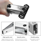 Door Spring Tool, Sturdy Metal Car Door Hinge Spring Compressor Tool Fit 1/2 Inch Wrenches, Professional Repairing Tools for 