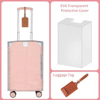 WireHot 22x14x9 Airline Approved Vintage Style Carry On Luggage with Backpack Sets for Women, ABS+PC Hardshell Small 20 inch 