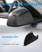 Mirror Bottom Cover for Tesla Model Y 2018-2025, Right Passenger Side Rearview Mirror Lower Base Caps, Tesla Model Y Mirrors Cover Bottom Trim Replacement Accessories（Right）