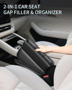 FLORICH Car Seat Gap Filler Organizer, 2-in-1Seats Gap Filler Organizer and Storages Between Seat Car Gap Filler, Car Organizer Front Seat Universal Fit for Car SUV Truck