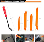 GOOACC 1115Pcs Car Push Retainer Clips & Auto Fasteners Assortment -32 Most Popular Sizes Nylon Bumper Fender Rivets with 10 