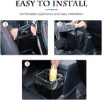 Foldable Trash Can, Hanging Waterproof Leakproof Storage Bag with Large Capacity, Car Interior Accessories (Large)