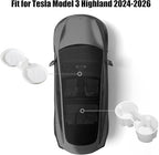 frani Cup Holder Set (2-Piece) Compatible with Tesla Model 3 2021-2026 & Highland Refresh - Premium Silicone Inserts for Cent