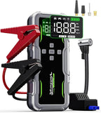8000A Jump Starter with Air Compressor, 12V Portable Battery Jumper Starter Pack(All Gas/10.0L Diesel) for Car, Jump Box
