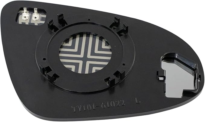 TRQ Driver Side Heated Mirror Glass Compatible with 2014-2019 Toyota Corolla
