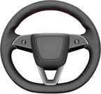MEWANT DIY Stitching Steering Wheel Cover Wrap for Tesla Model 3 Highland 2023-2025/Model Y 2025 Highland for Tesla Model 3/Model Y Accessories