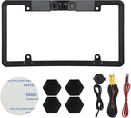 3 in 1 Car License Plate Frame Parking Sensor Rearview Reverse B 120 Degree Wide Angle The Parking Sensor Support Ackup Camer