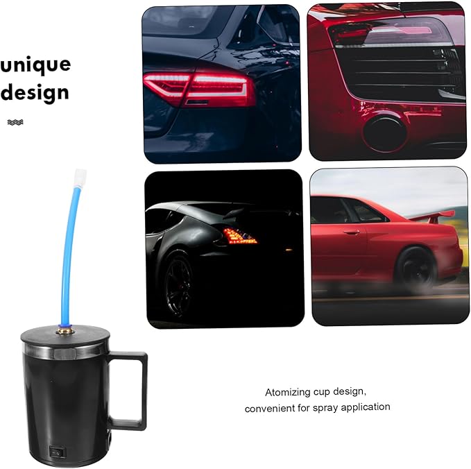 Headlight Restoration Kit Polish 110v Headlight Atomizing Cup Leakproof Nozzle Spray Cup Random Color