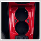 Center Console Frame Cover,for Kia K4 2024 2025 2026, Gear Shift Panel,Cup Holder Trim - Wine Red Protective Accessories