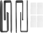 Yosoo Health Gear 4Pcs Wall Mounted Hat Hooks, Self-Adhesive Acrylic Hat Organizer for Bedroom Living Room, No Drill Sturdy H