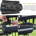 Bike Rear Rack Bag,10-25L Bicycle Trunk Bag with Rain Cover, Pannier Bike Bag with 2 Side Foldable Panniers, with Reflective Strips and Shoulder Strap, for Shopping,Cycling,Trip (Black)