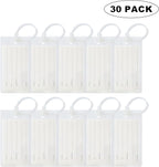 30 Pack Luggage Tags for Suitcases, Airplane Travel Essentials for Flying, International Travel Must Haves, and Luggage Acces