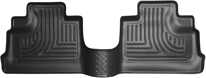 Husky Liners Weatherbeater Floor Mats | Fits 2011-2018 Jeep Wrangler JK 4-Door | 2nd Row, 1-pc Black - 19021