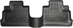 Husky Liners Weatherbeater Floor Mats | Fits 2011-2018 Jeep Wrangler JK 4-Door | 2nd Row, 1-pc Black - 19021