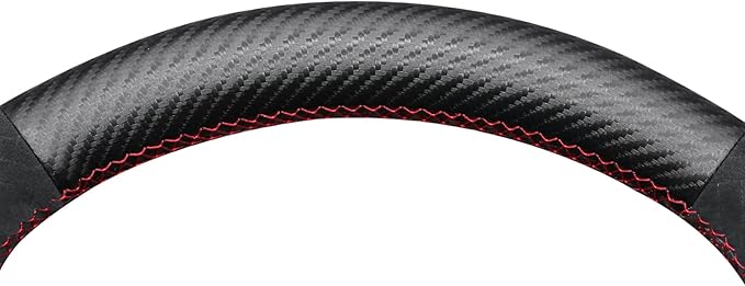 MEWANT Hand Stitched Steering Wheel Cover Wrap for Chevrolet Camaro 2017-2022 Steering Wheel Accessories for Chevrolet Camaro 2017-2022