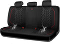CAR PASS Waterproof Split Bench Seat Covers,Neoprene Rear Seat Covers,All-Weather Non-Slip Durable, Universal Fit for SUVs Se
