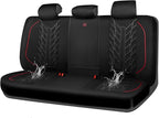 CAR PASS Waterproof Split Bench Seat Covers,Neoprene Rear Seat Covers,All-Weather Non-Slip Durable, Universal Fit for SUVs Se