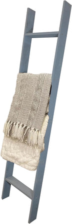 BARNWOODUSA Throw Blanket Ladder – Fully Assembled Reclaimed Wood – Rustic Decorative Ladder for Towels, Quilts, & More – Per